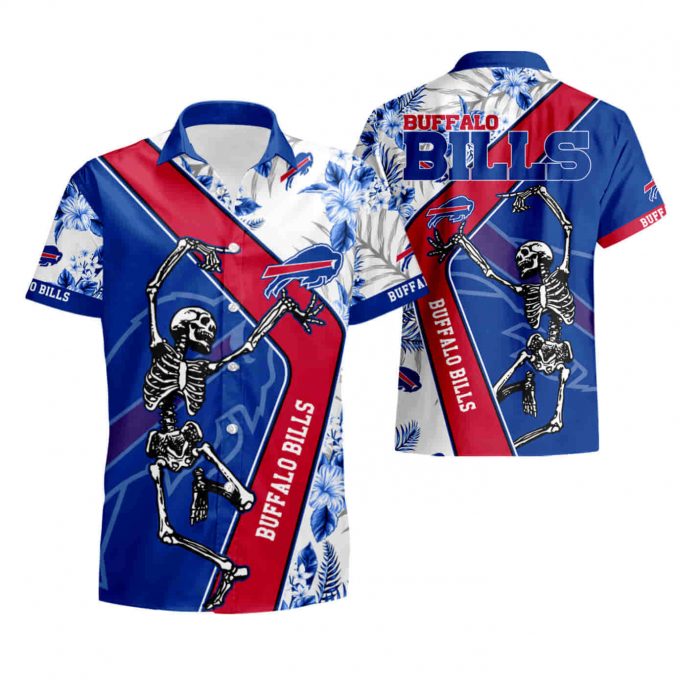 Buffalo Bills Skeleton Dance Hawaiian Shirt Summer Shirt 3
