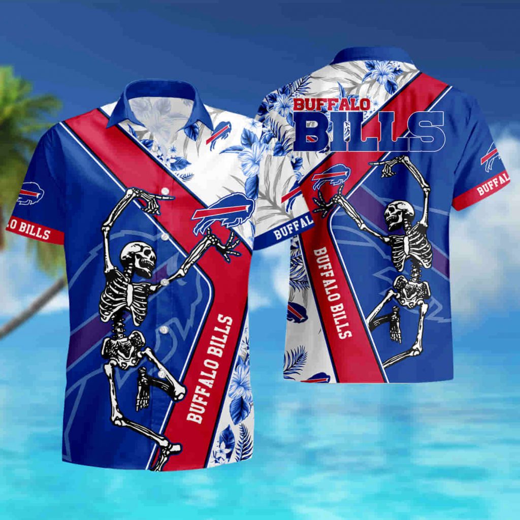 Buffalo Bills Skeleton Dance Hawaiian Shirt Summer Shirt 12