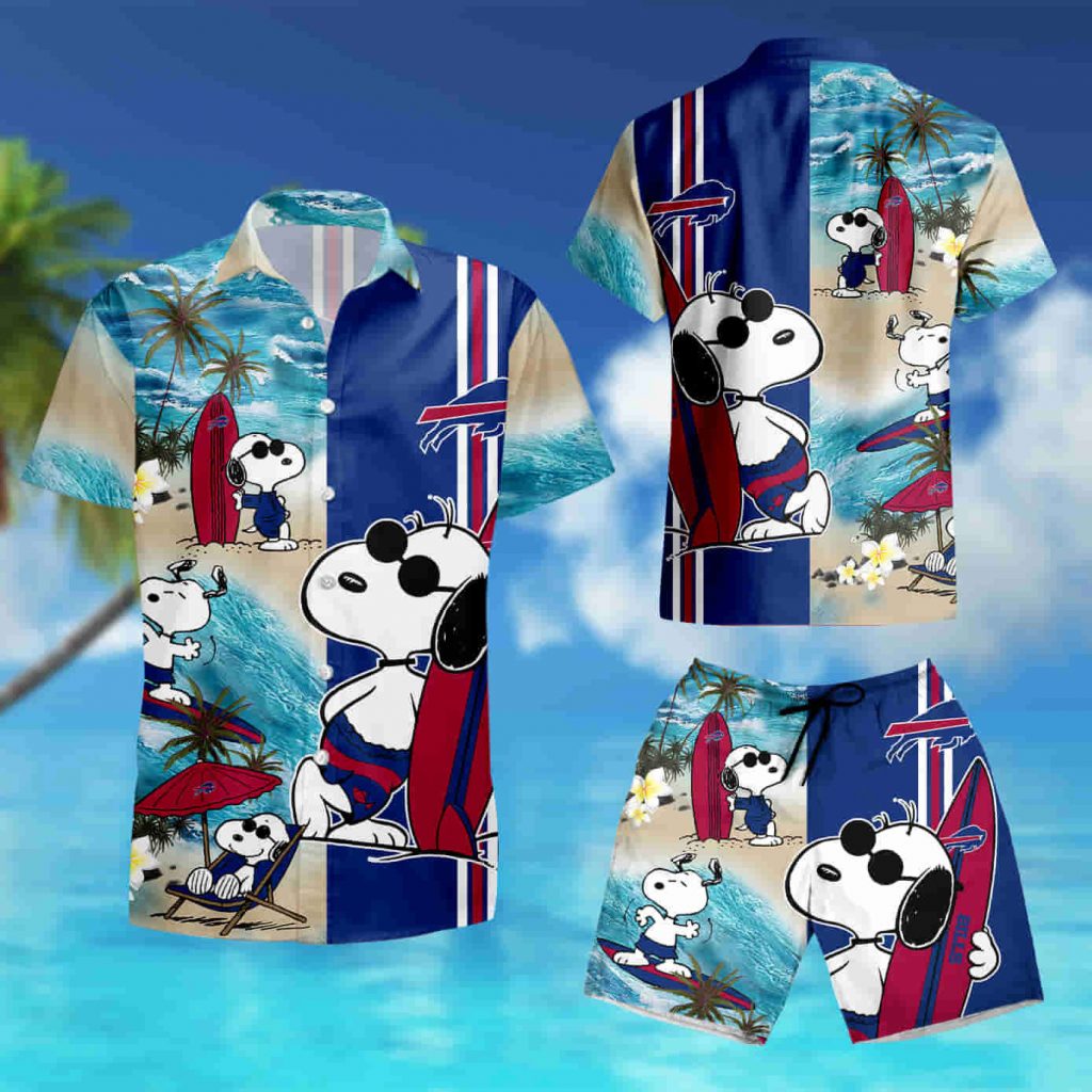 Buffalo Bills Snoopy Surfing Hawaiian Shirt Summer Shirt 8