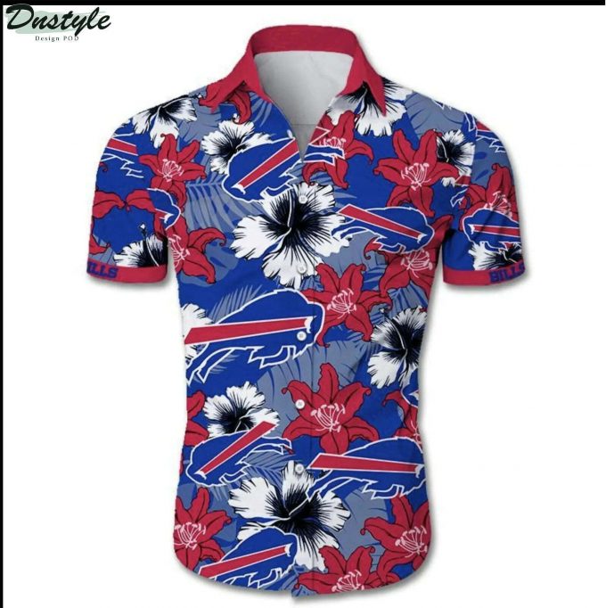 Buffalo Bills Tropical Flower Hawaiian Shirt 1