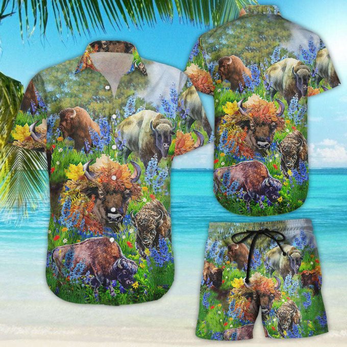 Buffalo Love Animals - Hawaiian Shirt,Hawaiian Shirt Gift, Christmas Gift 2