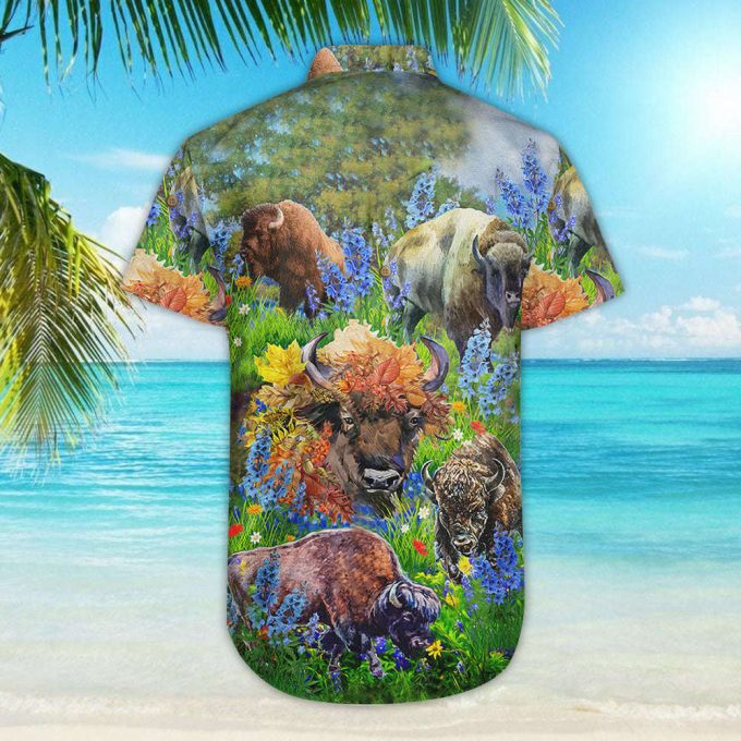 Buffalo Love Animals - Hawaiian Shirt,Hawaiian Shirt Gift, Christmas Gift 6
