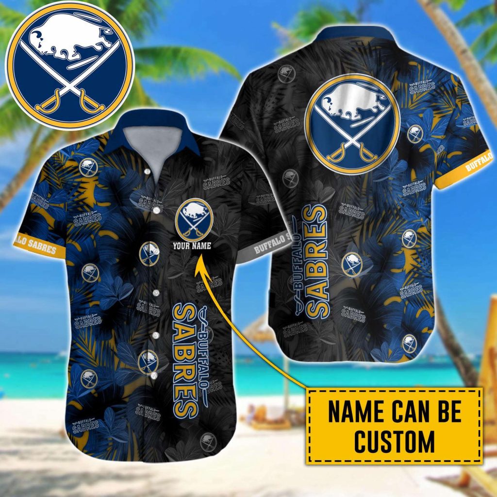 Buffalo Sabres Hawaiian Shirt Custom Name 3