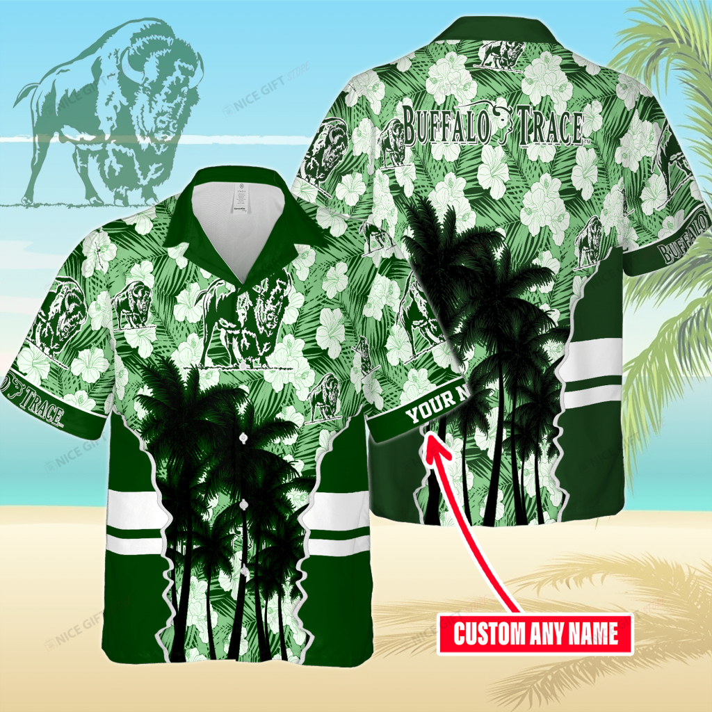 Buffalo Trace Your Name Hawaiian Shirt 5