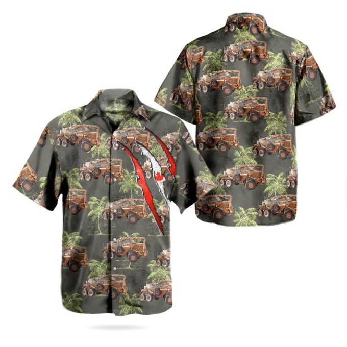 Canadian Army Buffalo Hawaiian Shirt For Men Women 1