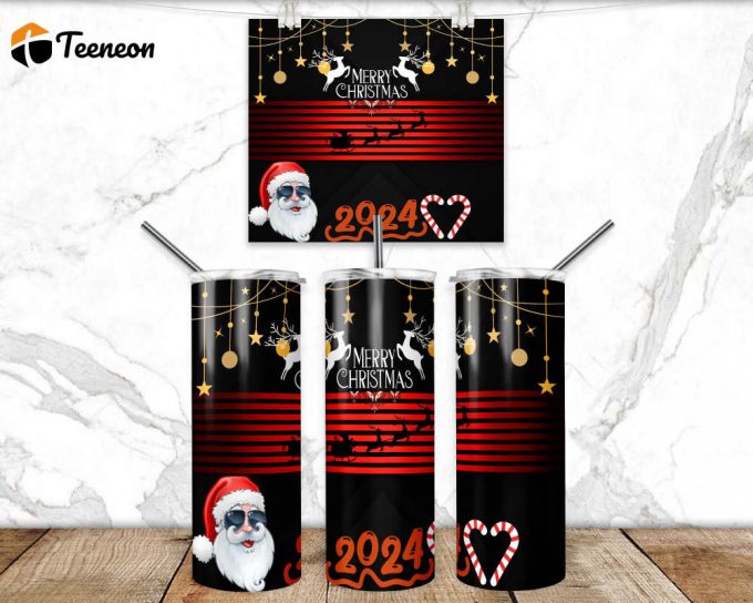 Christmas Tumbler Png 20 Oz Skinny Tumbler Christmas Sublimation Designs Tumbler Sublimation Download 3D Tumbler Wrap 20Oz Skinny 1