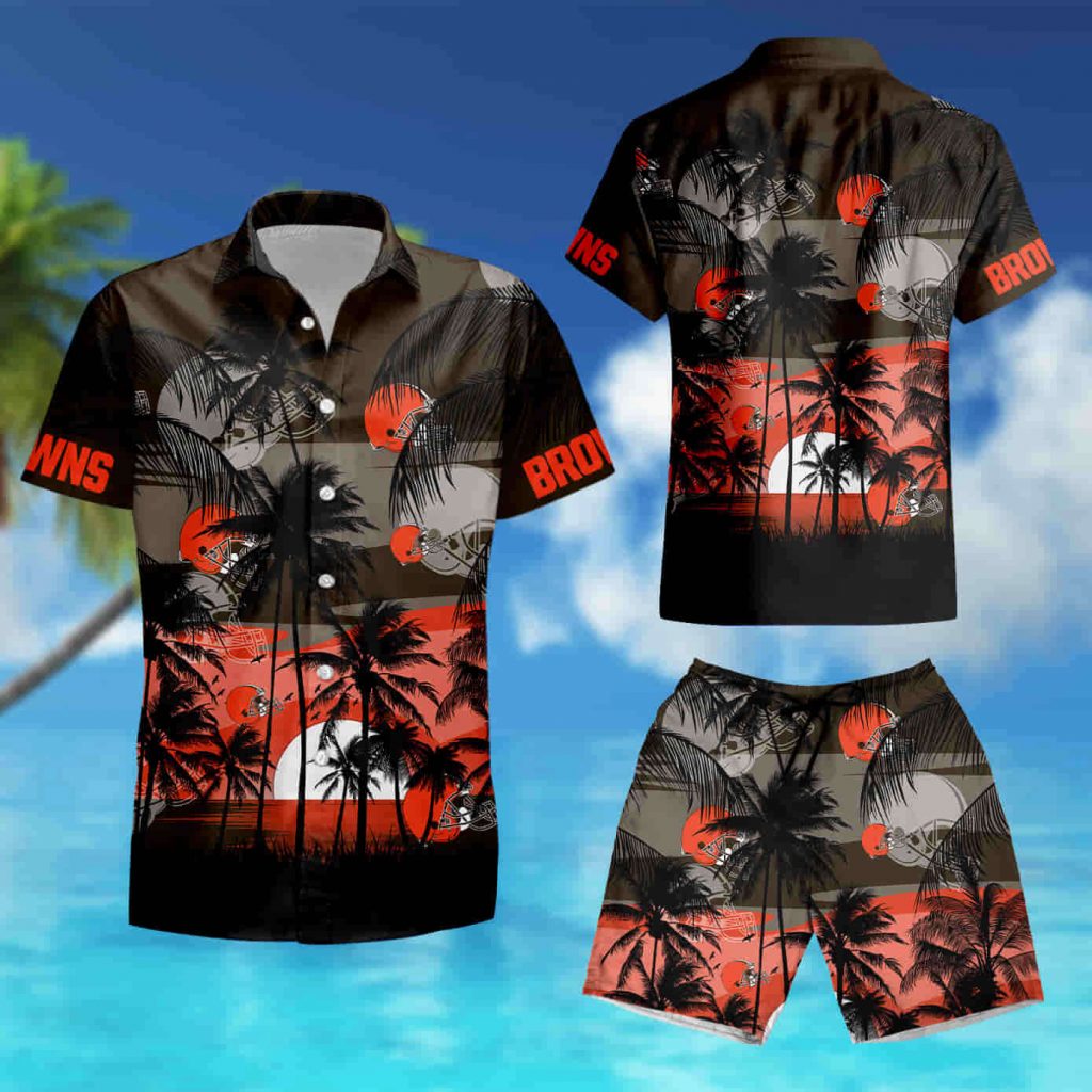 Cleveland Browns Coconut Island Sunset Hawaiian Shirt Summer Shirt 10