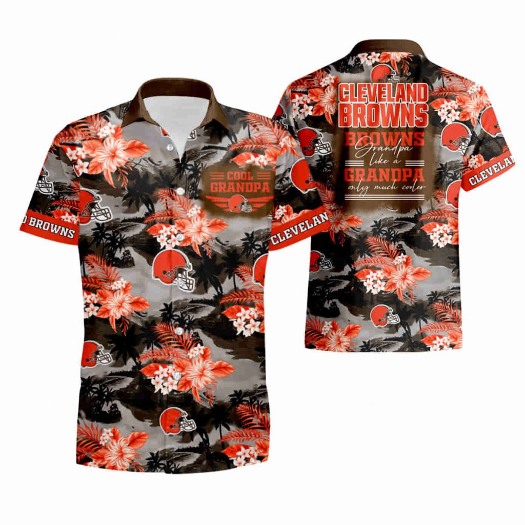 Cleveland Browns For Grandparent Hawaiian Shirt Summer Shirt 10