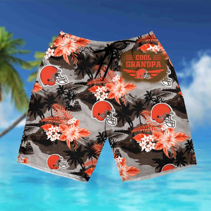 Cleveland Browns For Grandparent Hawaiian Shirt Summer Shirt 4