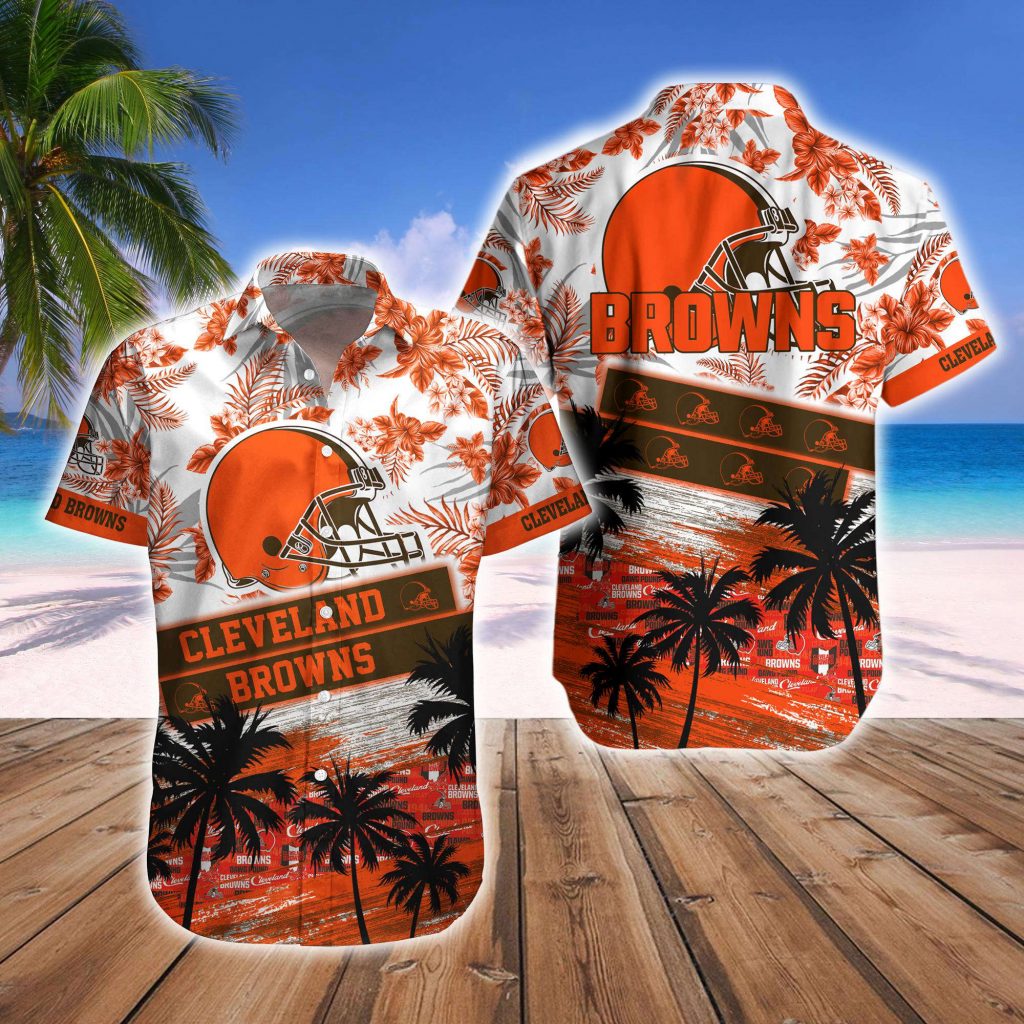 Cleveland Browns Hawaiian Shirt And Beach Short 14