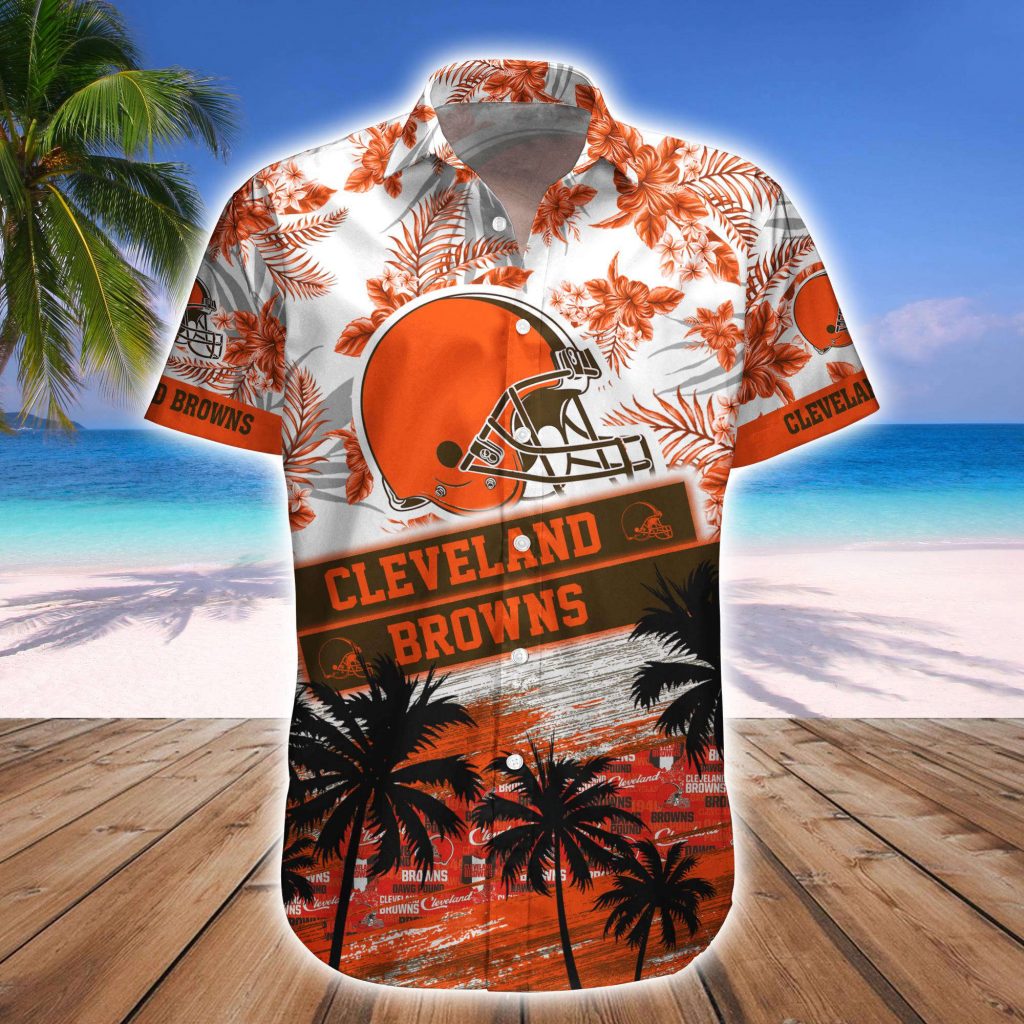 Cleveland Browns Hawaiian Shirt And Beach Short 16