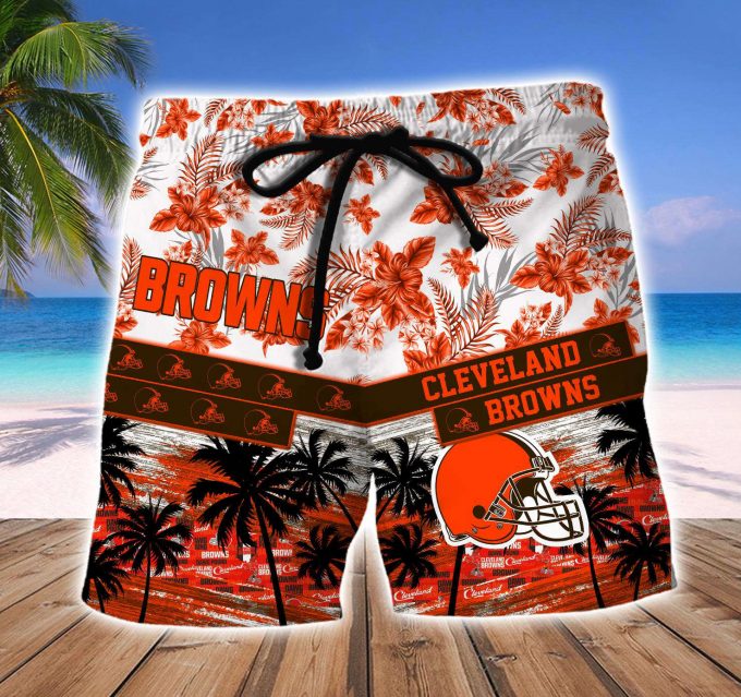 Cleveland Browns Hawaiian Shirt And Beach Short 6