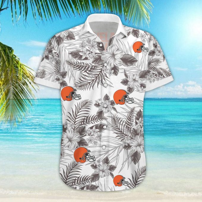 Cleveland Browns Hawaiian Shirt, Hwaiian For Gift 4
