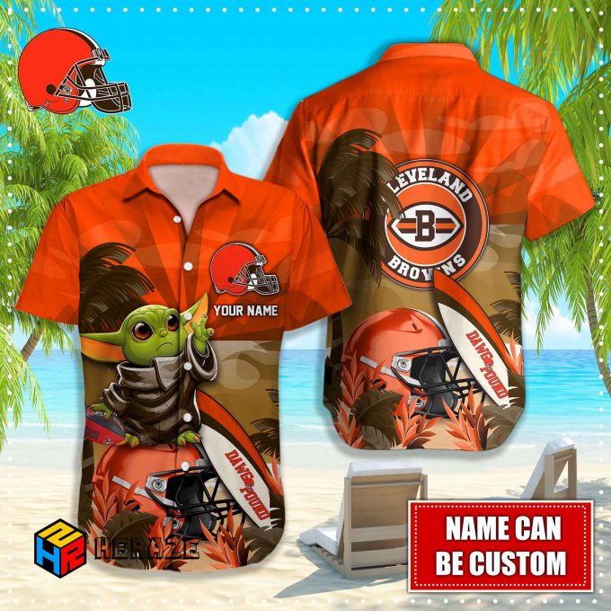 Cleveland Browns Nfl Custom Hawaiian Shirt 2
