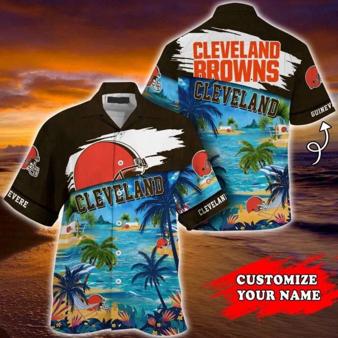 Cleveland Browns Nfl Customized Summer Hawaii Shirt For This Season Gift For Sport Lovers 1