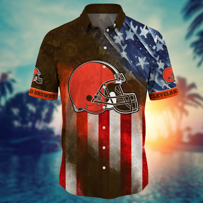 Cleveland Browns Nfl Hawaii Shirt Independence Day, Summer Shirts 2