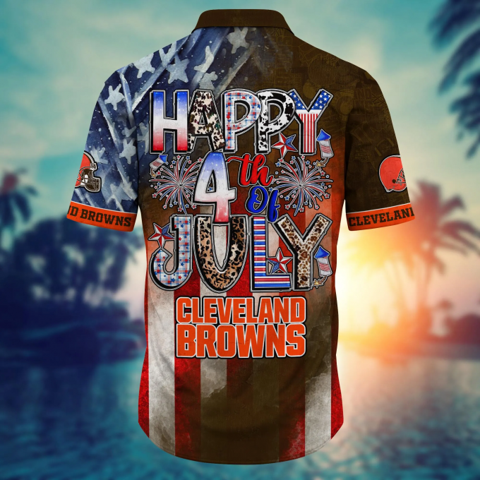 Cleveland Browns Nfl Hawaii Shirt Independence Day, Summer Shirts 3