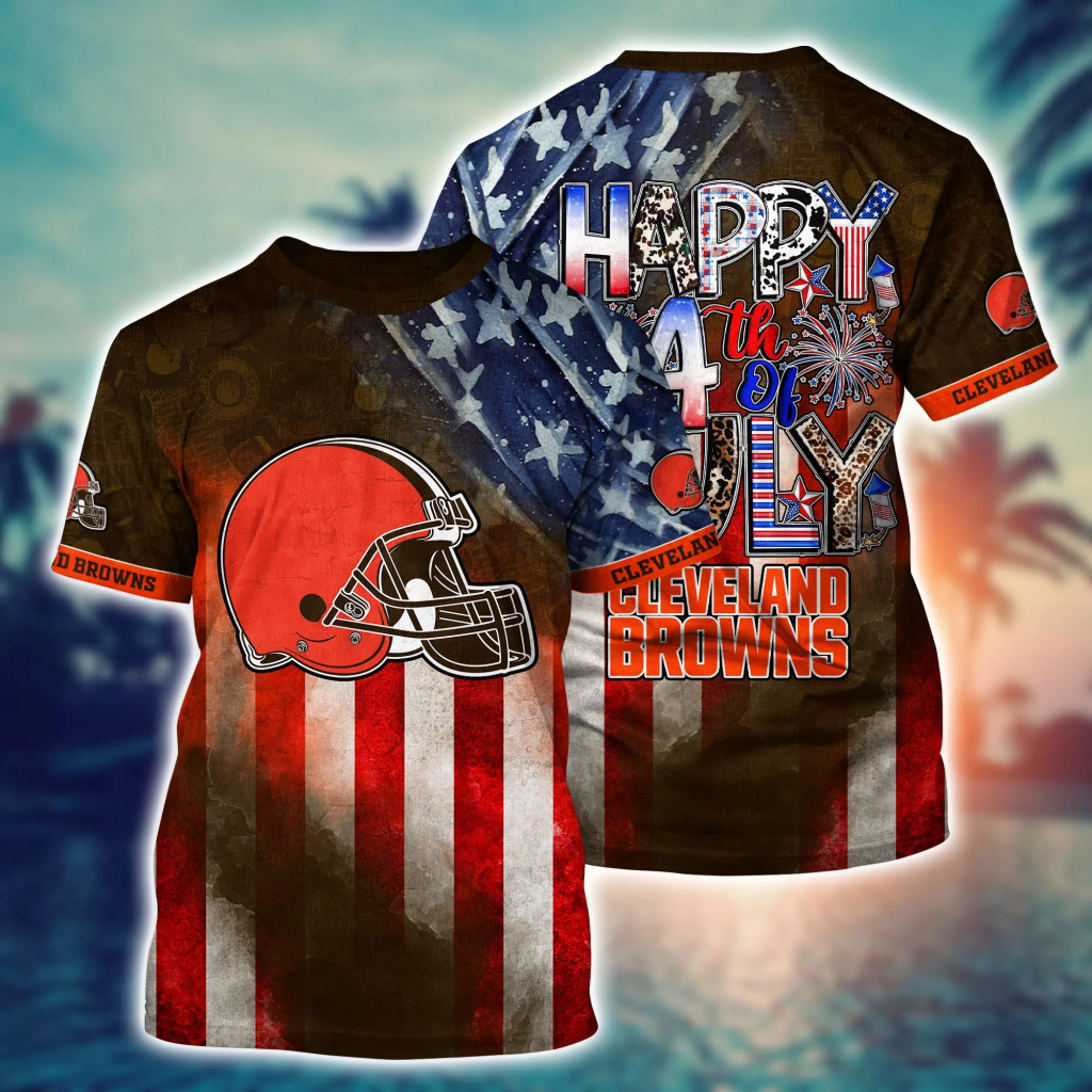 Cleveland Browns Nfl Hawaii Shirt Independence Day, Summer Shirts 14