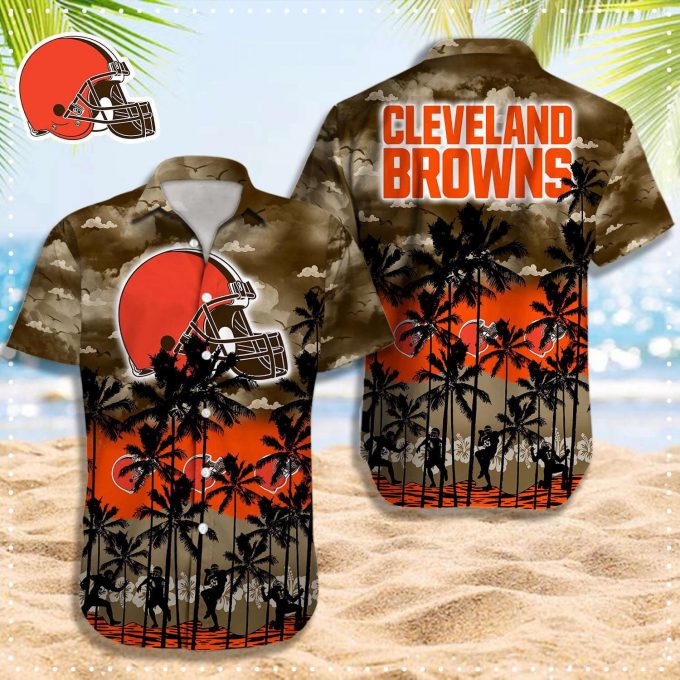 Cleveland Browns Nfl-Hawaii Shirt T-48408: Show Off Your Team Spirit With This Stylish Fan Gear 1