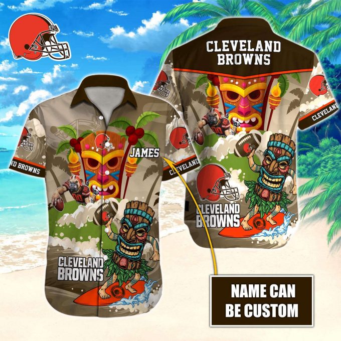 Cleveland Browns Nfl-Hawaiian Shirt Custom 1