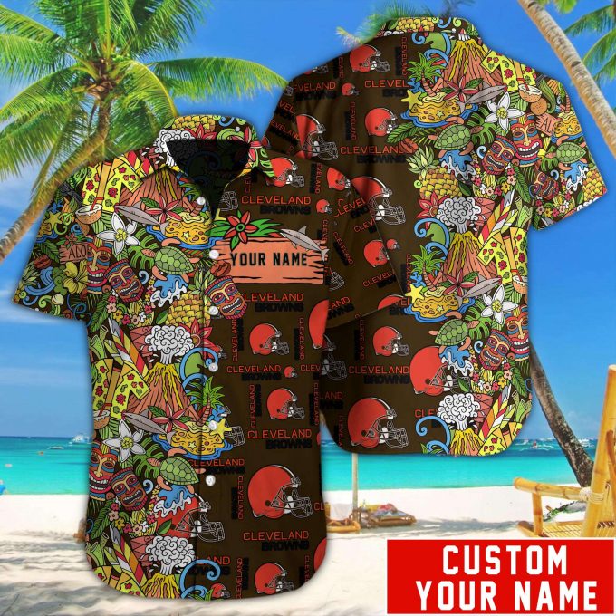 Cleveland Browns Nfl-Hawaiian Shirt Custom 1