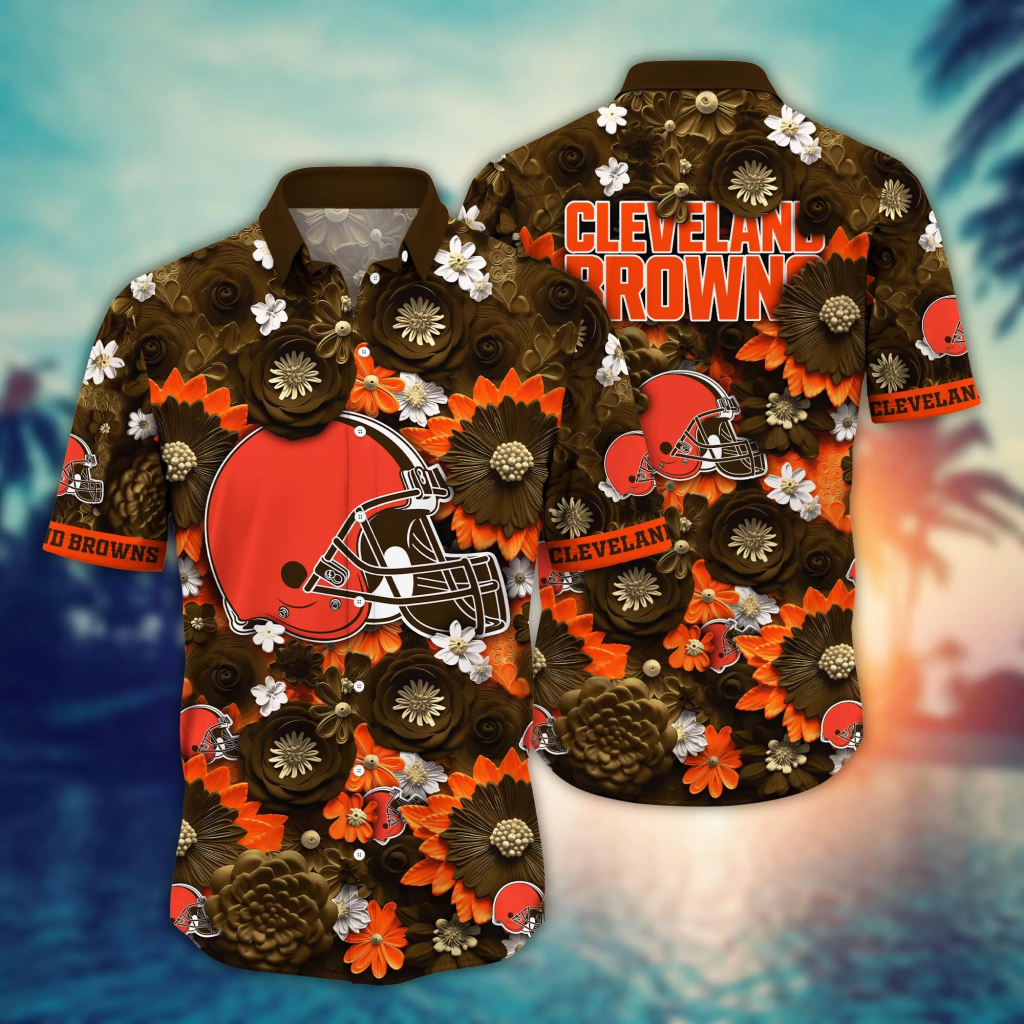 Cleveland Browns Nfl Hawaiian Shirt Trending For This Summer Customize Shirt Any Team 6