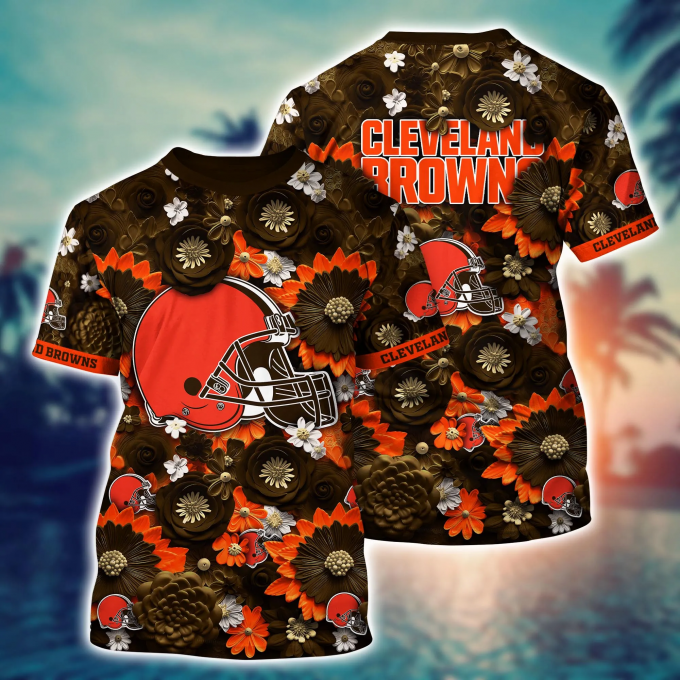 Cleveland Browns Nfl Hawaiian Shirt Trending For This Summer Customize Shirt Any Team 2