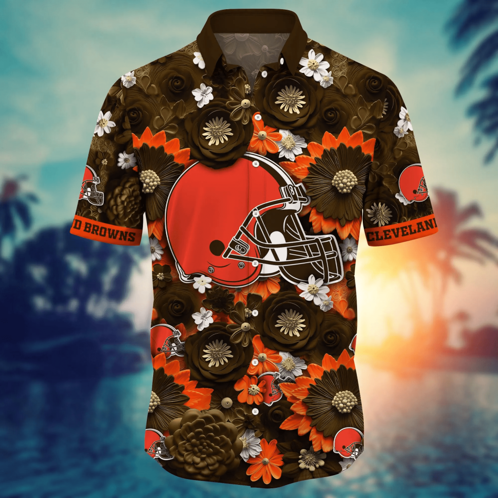 Cleveland Browns Nfl Hawaiian Shirt Trending For This Summer Customize Shirt Any Team 10