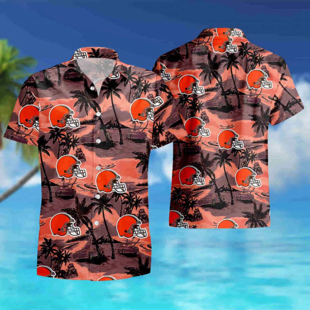 Cleveland Browns Nfl Tommy Bahama Hawaiian Shirt Summer Shirt 8