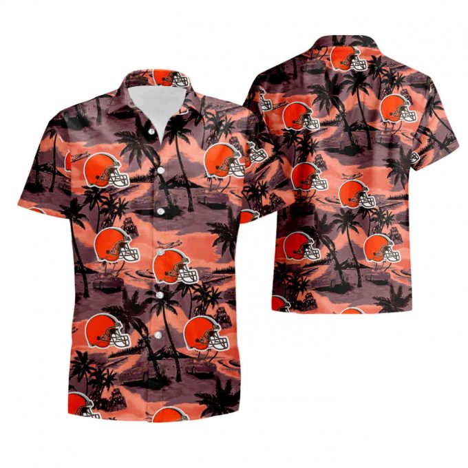 Cleveland Browns Nfl Tommy Bahama Hawaiian Shirt Summer Shirt 3