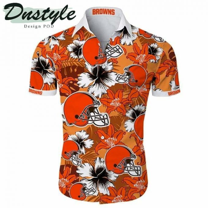 Cleveland Browns Tropical Hawaiian Shirt 1