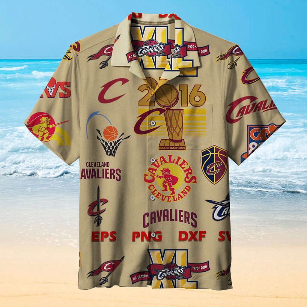 Cleveland Cavaliers Vintage Hawaiian Shirt 2