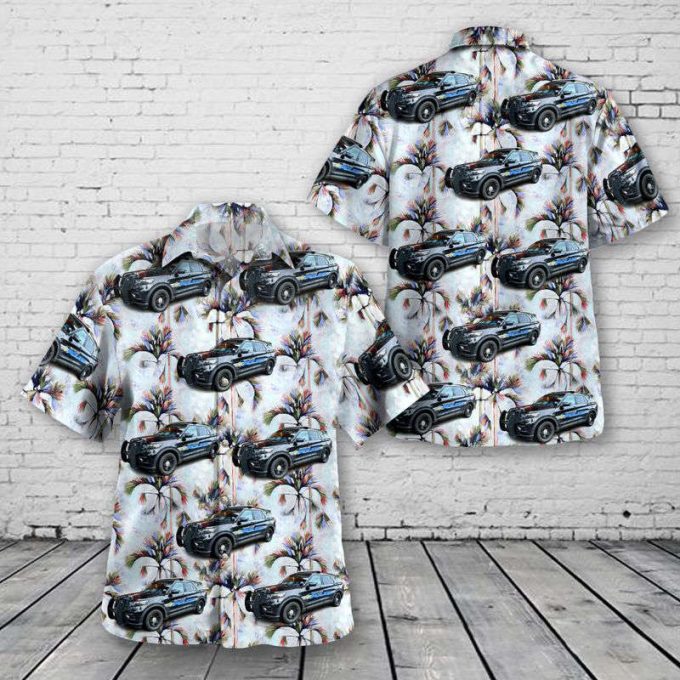 Cleveland Division Of Police Utility Vehicle, Ohio Hawaiian Shirt 1