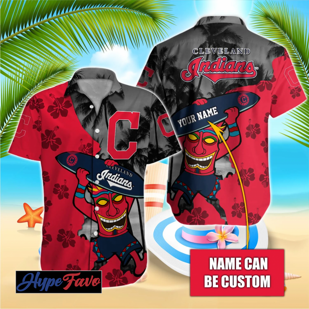 Cleveland Indians Mlb Custom Hawaiian Shirt 5