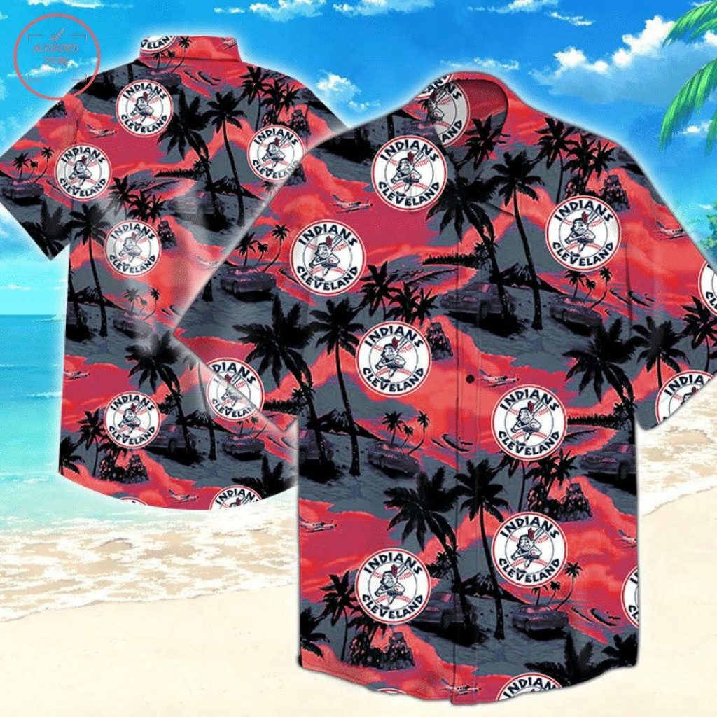 Cleveland Indians Tommy Bahama Hawaiian Shirts 2