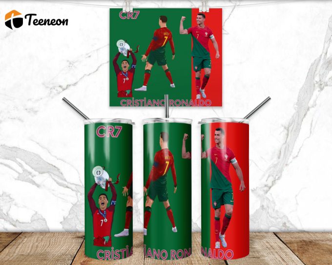 Cr7 Tumbler Wrap Png 3D Tumbler Design Skinny Sublimation Tumbler 1