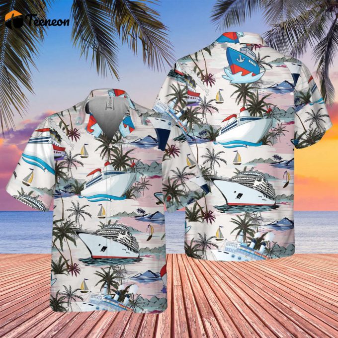 Cruise Hawaiian Shirt, Matching Cruise Hawaiian Shirt, World Cruise, Mickey And Friends Hawaiian Shirt, Tropical Summer Hawaiian Shirt 1