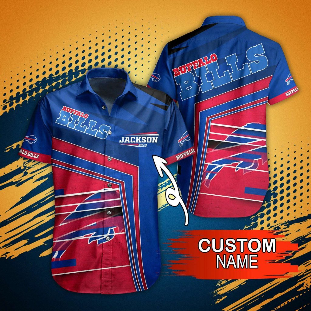 Custom Name Buffalo Bills Hawaiian Shirt 2