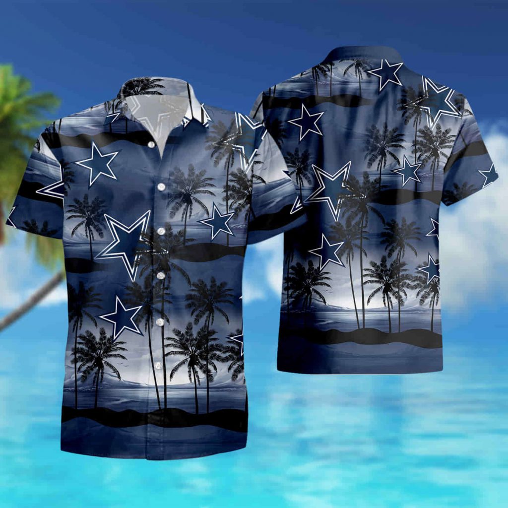 Dallas Cowboys Coconut Island Navy Ocean Hawaiian Shirt Summer Shirt 8