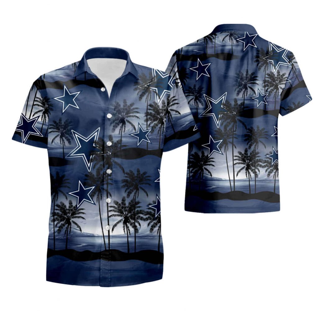 Dallas Cowboys Coconut Island Navy Ocean Hawaiian Shirt Summer Shirt 12