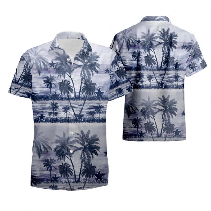 Dallas Cowboys Coconut Island White Hawaiian Shirt Summer Shirt 4