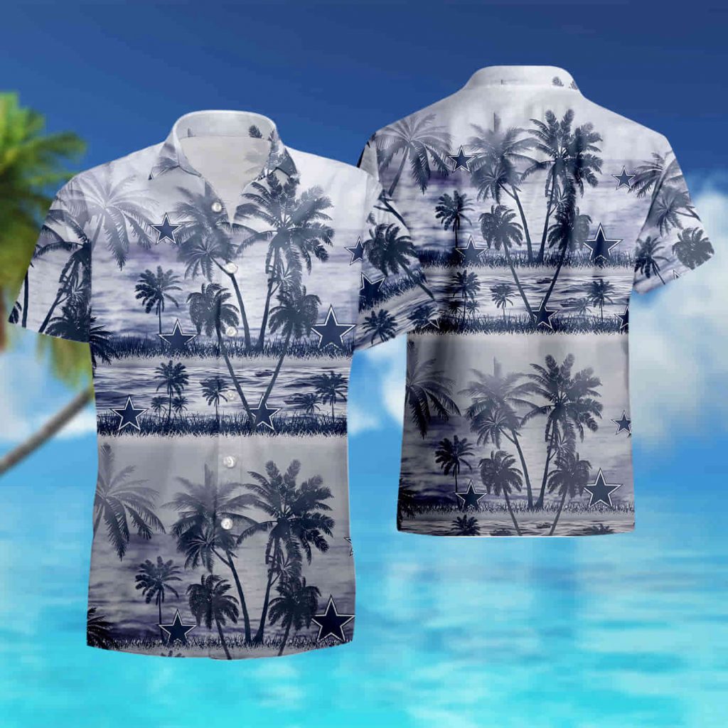 Dallas Cowboys Coconut Island White Hawaiian Shirt Summer Shirt 14