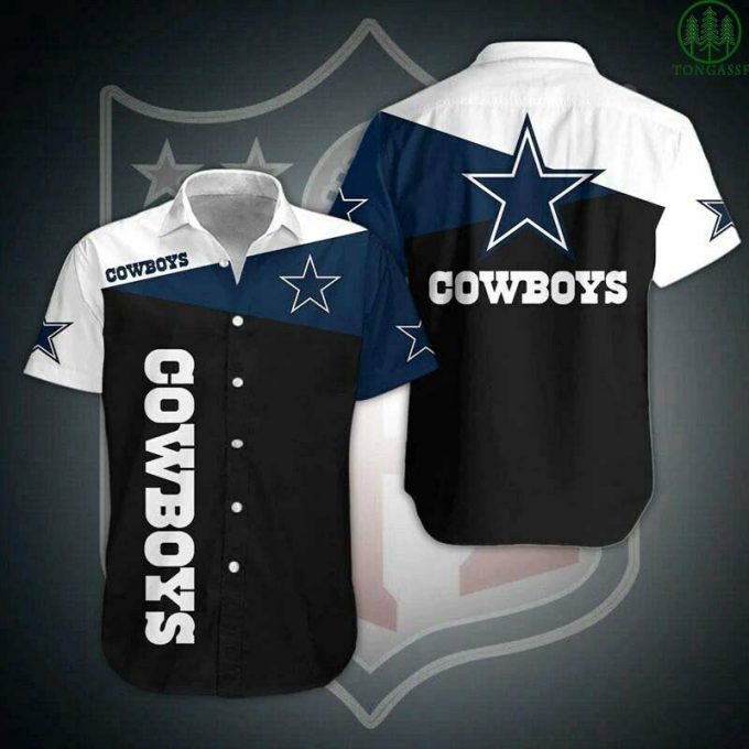 Dallas Cowboys Elegant Hawaiian Shirt Button Shirt 1