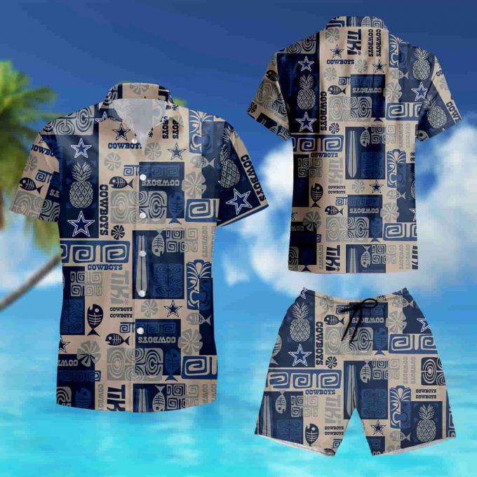 Dallas Cowboys Fish Pineapple Pattern Hawaiian Shirt Summer Shirt 5