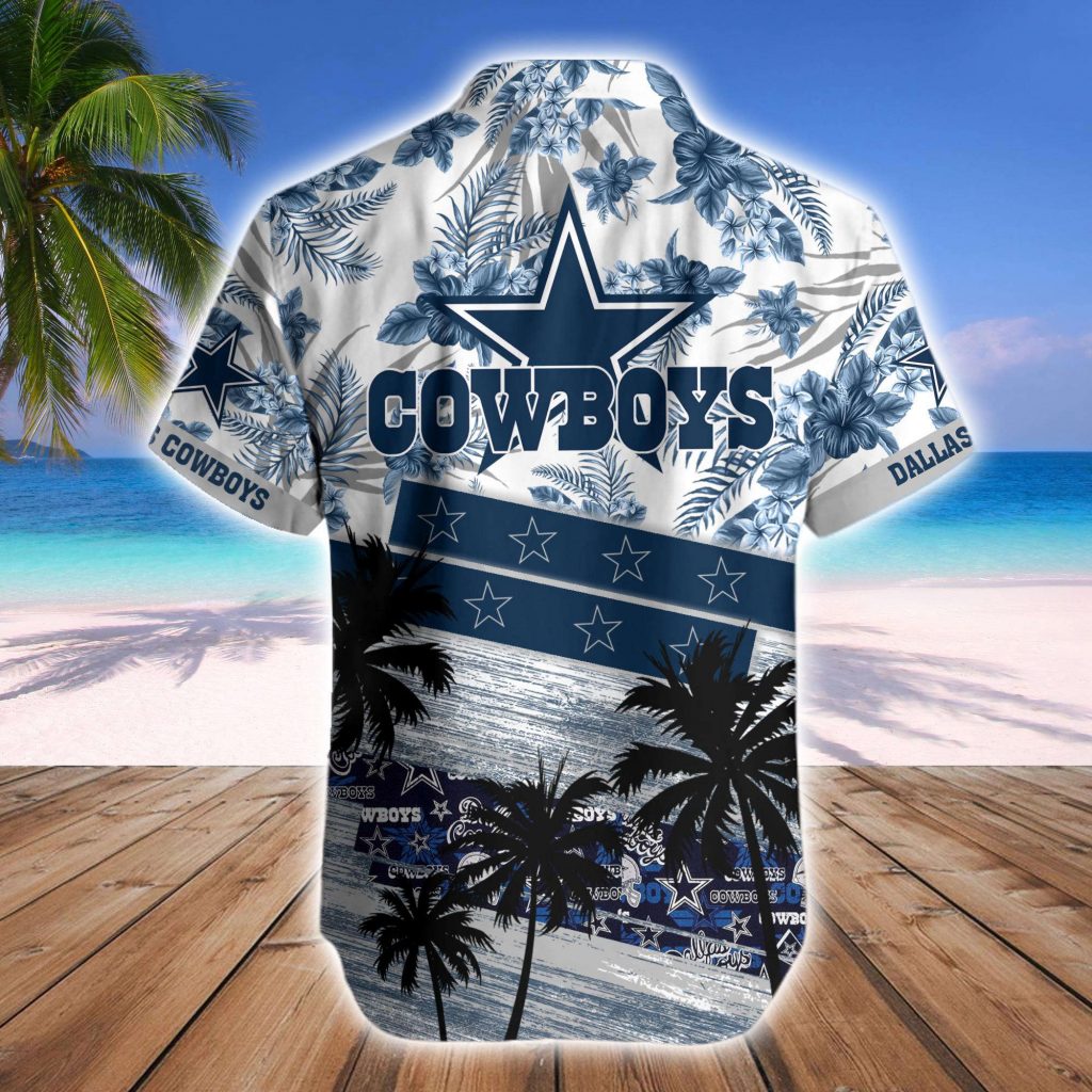 Dallas Cowboys Hawaiian Shirt And Beach Short 11
