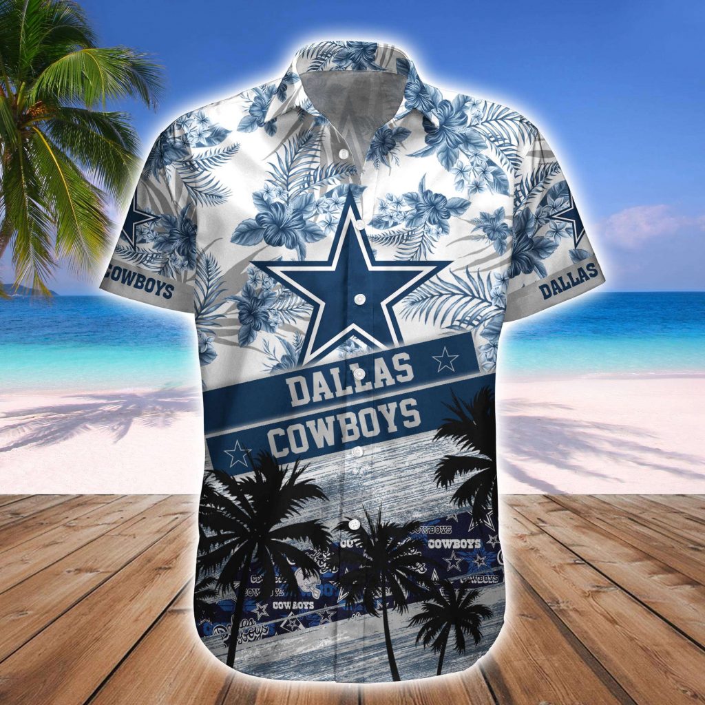 Dallas Cowboys Hawaiian Shirt And Beach Short 13