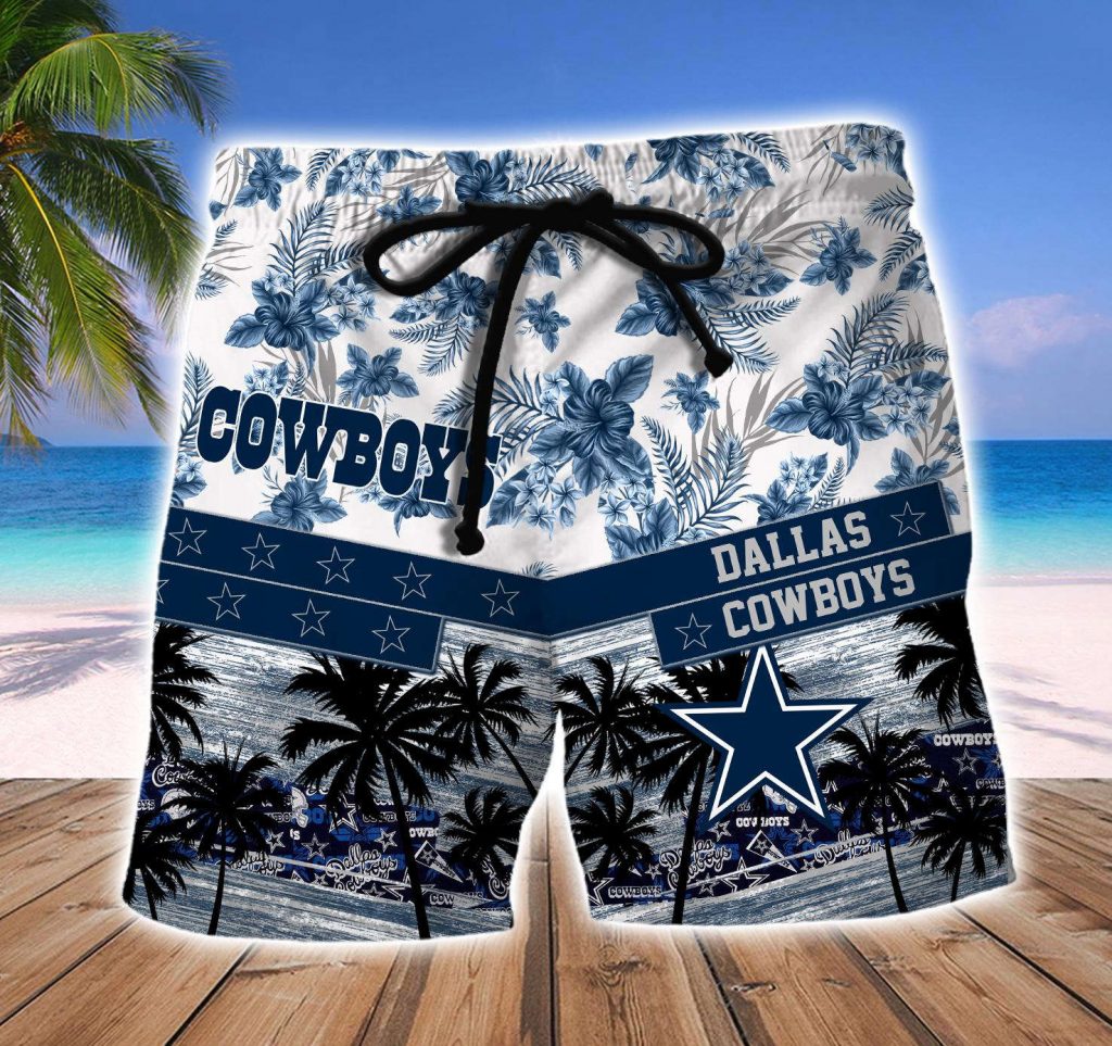 Dallas Cowboys Hawaiian Shirt And Beach Short 15
