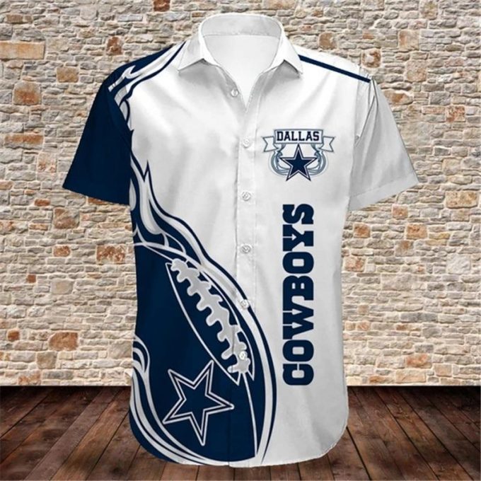 Dallas Cowboys Hawaiian Shirts Fireball 1