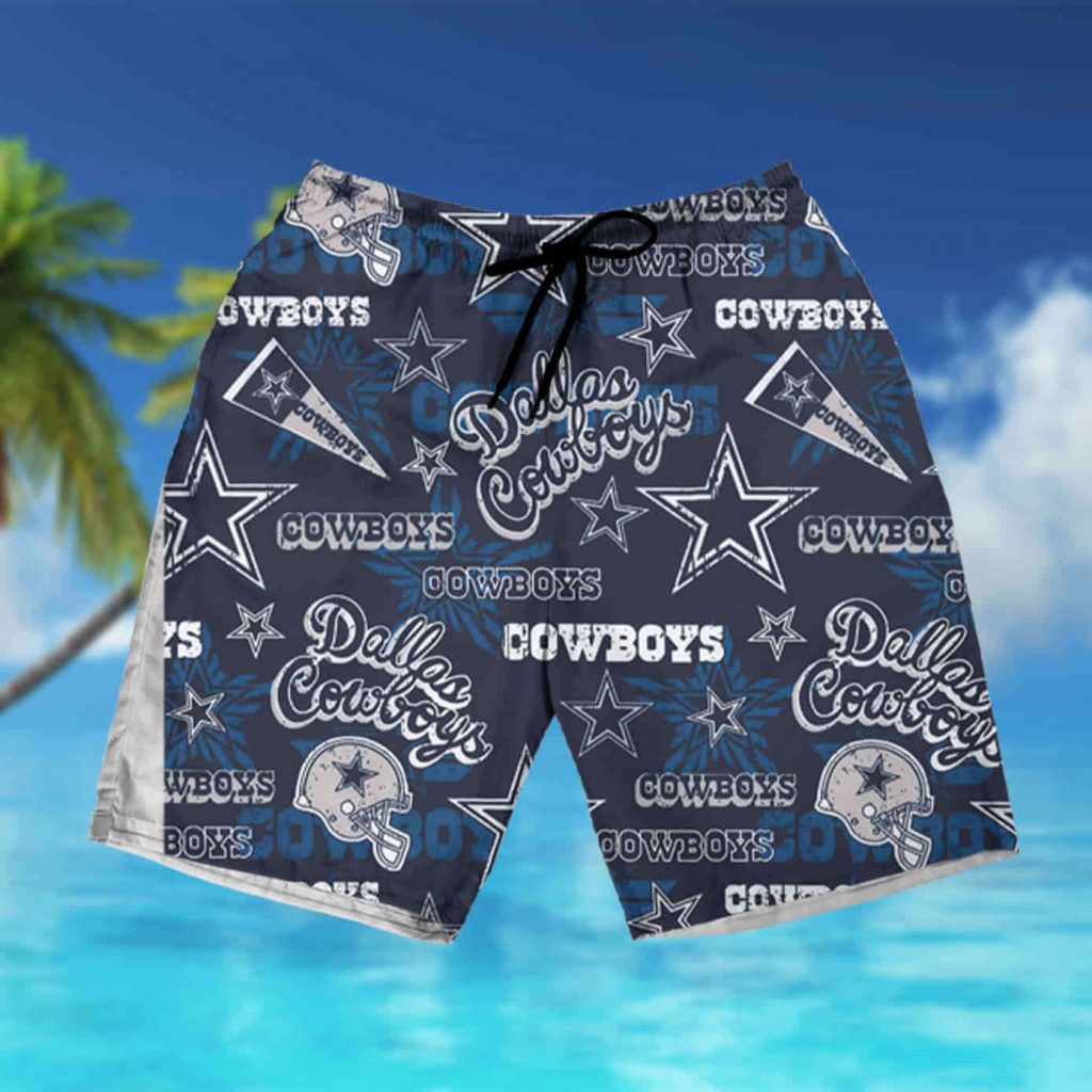Dallas Cowboys Nfl Full 3D Hawaiian Shirt White Men Women Beach Wear Short Sleeve Hawaii Shirt 3D Zipper Hoodie 3D Zipper Hoodie Summer Shirt 6