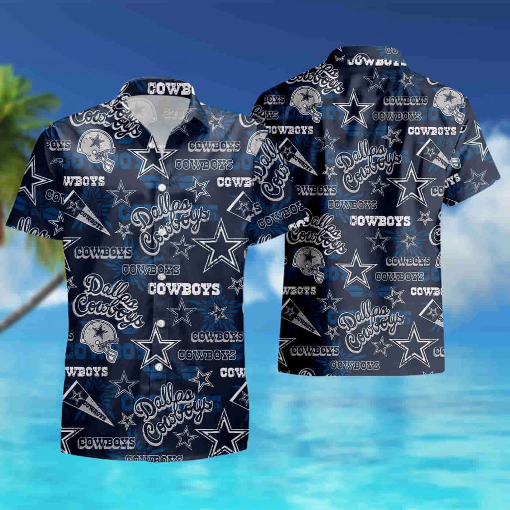 Dallas Cowboys Nfl Full 3D Hawaiian Shirt White Men Women Beach Wear Short Sleeve Hawaii Shirt 3D Zipper Hoodie 3D Zipper Hoodie Summer Shirt 10